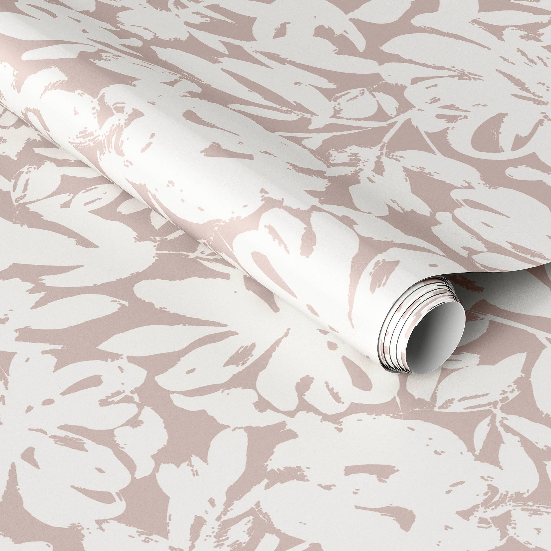 Brushstroke Floral Light Pink Wallpaper - Threshold™