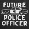 Future Police Officer Baby Bodysuit Funny Sarcastic Cop Graphic Novelty Jumper For Infants - Crazy Dog Baby Bodysuit - 2 of 4