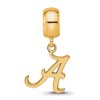 Black Bow Jewelry 14k Yellow Gold Plated Sterling Silver Alabama Crimson Tide NCAA Bead Charm - 3 of 4