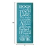 Slickblue Pet Loss Wall Decor – Sentimental Dog Quote Wood Sign – Rustic Home Accent for Dog Owners 7x18, Color Options - 3 of 3