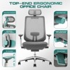 ATLAS Ergonomic Mesh Back Office Chair with Slide Seat - 4 of 4