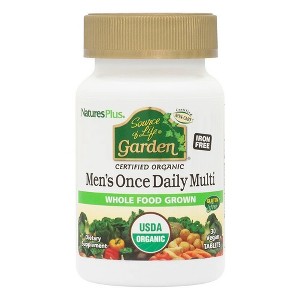 Source of Life Garden Organic Mens Daily by Nature's Plus  -  30 Tablet - 1 of 2