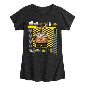 Girls' - Disney - Icon Grid Fitted Short Sleeve Graphic T-Shirt - 1 of 4