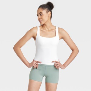 Women's Everyday Soft Square Neck Support Tank Top - All In Motion™ - 1 of 4
