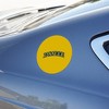 La Salle University Secondary Logo Automotive Car Refrigerator Locker Vinyl Circle Magnet - 3 of 4