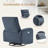 Spruce & Spring Power Glider Swivel Rocker Recliner Chair Nursery Recliner - 4 of 4