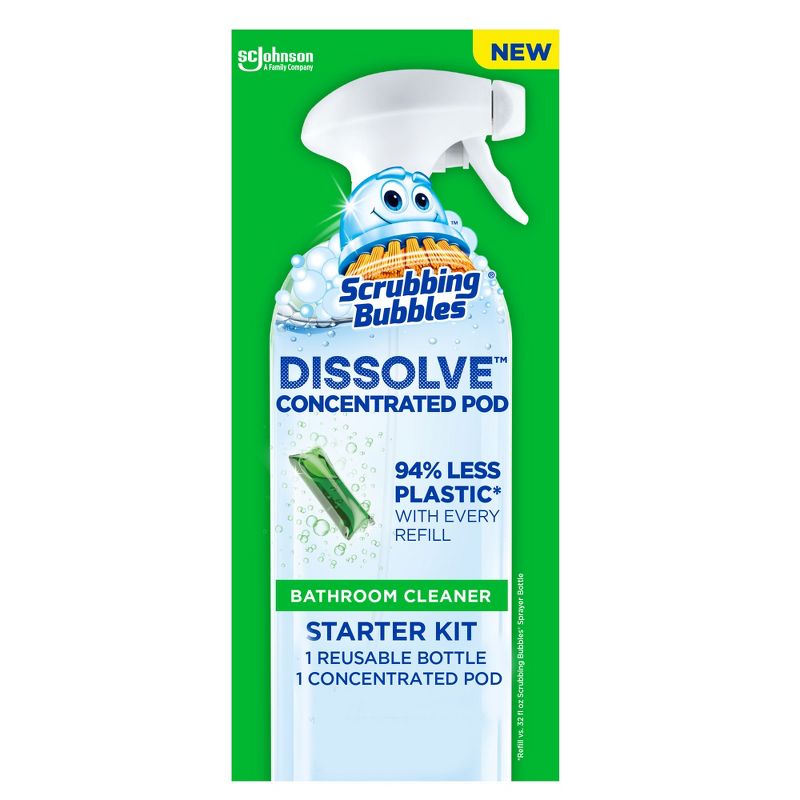 Scrubbing Bubbles Dissolve Pods Bathroom Cleaner Starter Kit - 0.28 fl oz/2ct, 1 of 22
