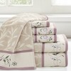 Gracie Mills Rogelio 6-Piece Floral Embroidered Cotton Jacquard Towel Set - 2 of 4