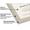 Americanflat 8.5x11 Diploma Frame with Shatter-Resistant Glass - Document Frame with Engineered Wood - Legacy Collection - Light Wood - 3 of 4