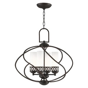 Livex Lighting Westfield 4 - Light Chandelier in  Olde Bronze - 1 of 4