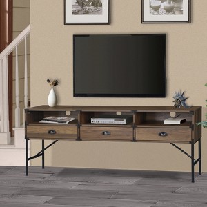 Saint Birch 3-Drawer TV Stand, Walnut - 1 of 3