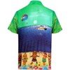 LA LEELA Men's Hawaiian Shirts Short Sleeve Button Down Shirt Mens Vacation Shirts Beach Casual Tropical Shirts for Men - 2 of 4