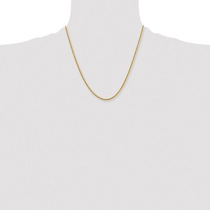 Chisel Stainless Steel Polished Yellow IP-plated 2.2mm 20" Cyclone Chain Necklace - 1 of 4