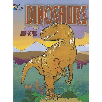 Dinosaurs - (Dover Coloring Books for Children) by  Jan Sovak (Paperback)