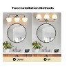 KAISITE 3 - Light Dimmable Vanity Light Black Bathroom Light Fixture - 3 of 4