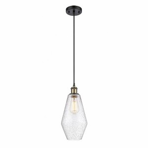 Cindyrella - 1 Light Cord Hung Mini Pendant In Industrial Style-14.5 Inches Tall and 7 Inches Wide - 1 of 1
