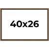 PosterPalooza | Sculpted Gold Picture Frame - UV Acrylic, Backing Board, Hanging Hardware Included - 2 of 4