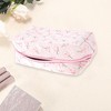 Unique Bargains Floral Pillow Shape Makeup Bag 1 Pc - 3 of 3