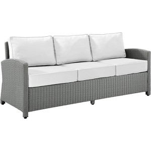 HomeStock Bradenton Outdoor Wicker Sofa - 1 of 4