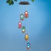 Collections Etc Solar Powered Color-Changing Lantern Garden Mobile Brown - 2 of 2