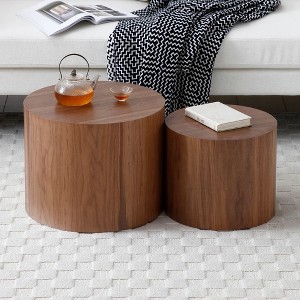 NicBex Contemporary Coffee Table Sofa Side Table with Wood Frame Center Table for Living Room - 1 of 4
