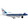 Boeing VC-25 Aircraft White and Blue "USA - Air Force One" with Runway 24 Sign Diecast Model Airplane by Runway24 - 3 of 3