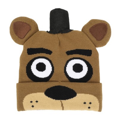 Adult Five Nights at Freddy's Freddy Fazbear Big Face Beanie