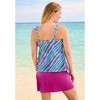 Swim 365 Women's Plus Size Longer-Length Tiered-Ruffle Tankini Top - 3 of 4