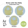 KeaBabies 8pk Organic Baby Bibs for Boy, Baby Drool Bib for Baby Boys and Girls, Newborn Teething Bibs - 4 of 4