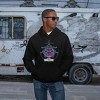 Mens Call of Duty Warzone Verdansk Retro Neon Anchor Black Hooded Sweatshirt - 2 of 3