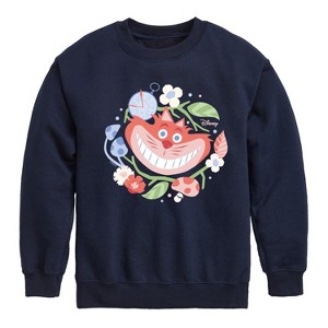 Boys' - Disney - Alice In Wonderland Graphic Long Sleeve Fleece Sweatshirt - 1 of 4