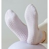 Anna-Kaci 4 Pairs Women's Non-Slip Yoga Socks Soft Cotton Grip Sole Low-Cut Design with Arch Ventilation for Pilates Barre - 2 of 4