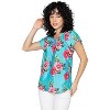 HAPPY BAY Women's Dressy Short Sleeve Top Summer Party Business PleatedT Shirts Trendy Fashion Tops Casual Flowy Tunic Tops For Women - 4 of 4