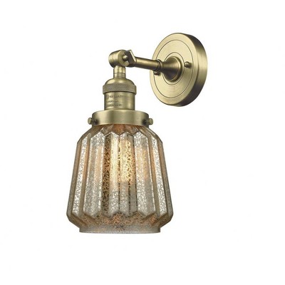 Chatham - 1 Light Wall Sconce In Art Deco Style-12 Inches Tall and 7 Inches Wide