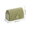 Unique Bargains Velvet Cloth Buckle Closure Portable Jewelry Holder for Rings Earrings - 2 of 4