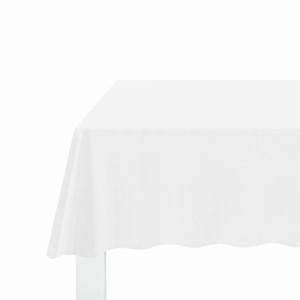 White Plastic Table Cloth - Spritz™ - 1 of 4