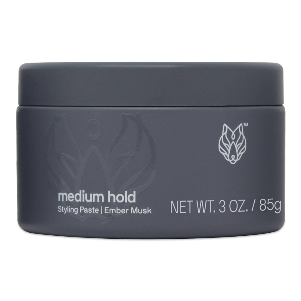 Photos - Hair Styling Product Black Wolf Hair Styling Paste for Slightly Coarse Hair - Medium Hold 