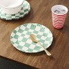10" Melamine Checker Dinner Plate Green - Room Essentials™ - 2 of 3