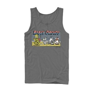 Men's Star Wars: The Rise of Skywalker Rebel Droids Cartoon Tank Top - 1 of 3