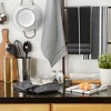 Design Imports  Classic Oversized Dishtowel Set 5 Piece, Black, 20X28" - 4 of 4