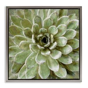 Stupell Industries Green Botanical Succulent Bloom, 18" x 18" - 1 of 4