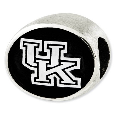 Black Bow Jewelry Sterling Silver & Enamel University of Kentucky Collegiate Bead Charm