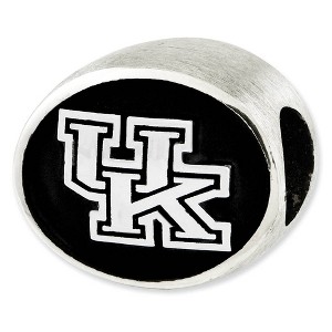 Black Bow Jewelry Sterling Silver & Enamel University of Kentucky Collegiate Bead Charm - 1 of 3