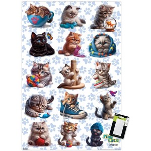 Trends International PD Moreno - Play Cats Unframed Wall Poster Prints - 1 of 4