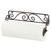 Home Basics Scroll Collection Steel Wall Mounted Paper Towel Holder, Bronze - 3 of 4