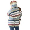 Women's Stripe Hoodie - honeyme - 2 of 2