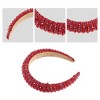 Unique Bargains Crystal Headband Rhinestone Hairband for Women 1.2 Inch Wide 1Pcs - 3 of 4