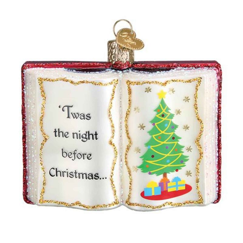 Old World Christmas The Night Before Christmas  -  One Glass Ornament 3.0 Inches -  Classic Children  -  32381  -  Glass  -  Multicolored, 1 of 4