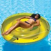 Swimline 72" Water Sports Circular Inflatable Suntan Island Swimming Pool Raft Lounger - Green - 2 of 2