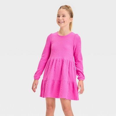 knee length dresses for ladies Long Sleeve V-Neck Midi Sweater Dress  bebe